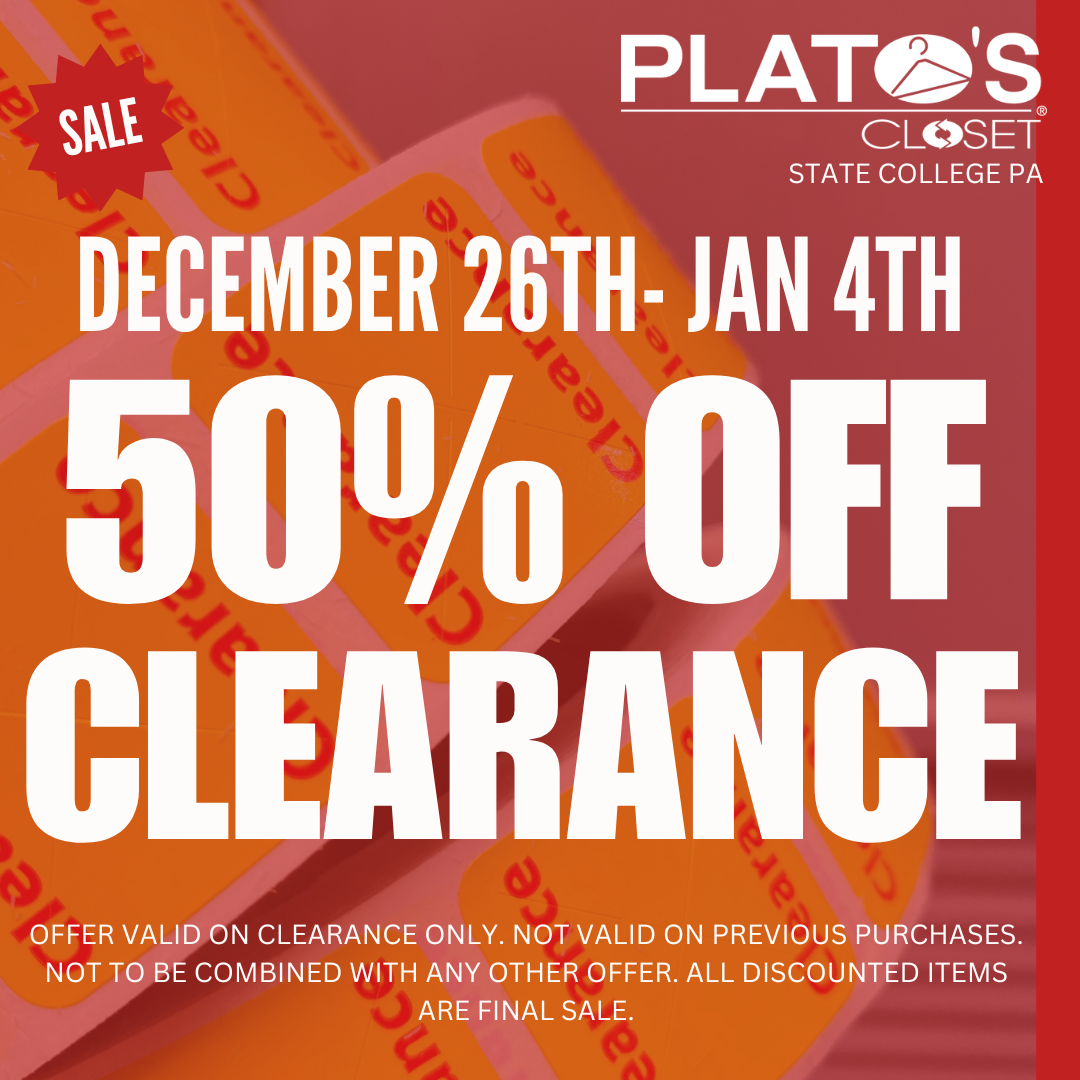 50% OFF CLEARANCE